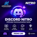 Discord Nitro 1 and 3 Month Trial Global Promo Link – Buy Online Instant Delivery | Apexcodes
