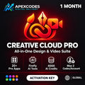 Adobe Creative Cloud Pro 1 Month Global Activation Key 20+ Apps – Buy Online Instant Delivery | Apexcodes