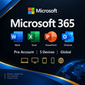 Microsoft Office 365 Pro Account – 5 Devices | Global | Instant Delivery