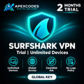 Surfshark VPN Trial 2 Months – Unlimited Devices | Global Key