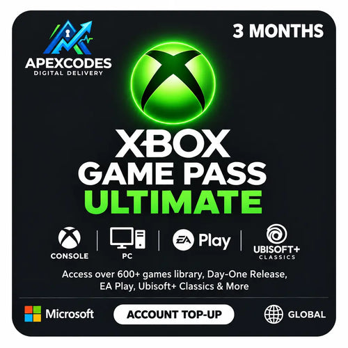 Xbox Ultimate Game Pass Subscriptions